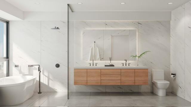 Statuario Master Bath